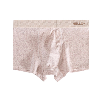 菱格软糯男士内裤抗菌全棉