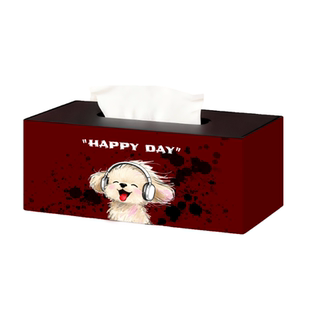 高颜值纸巾盒多巴胺皮革多功能分格桌面遥控器收纳茶几客厅轻奢