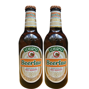 老挝黄啤酒Beerlao迷你330mlx6瓶家庭装原瓶进口缅玛泰象胜狮西贡
