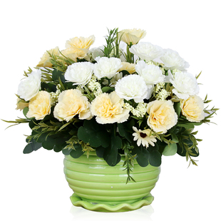 假花仿真花 客厅摆件 塑料花束装饰花餐桌摆花干花插花艺绢花复古