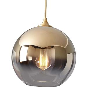 北欧现代简约卧室床头长吊线吧台餐厅玻璃单头小吊灯特价不送安装