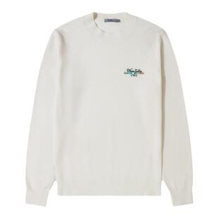 CNC男装奥莱男士春秋轻奢圆领logo卫衣新款宽松休闲百搭上衣