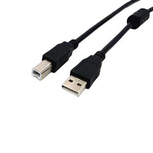 方口B公USB打印线适用小票机收银扫码枪扫描仪打印机数据线连接线