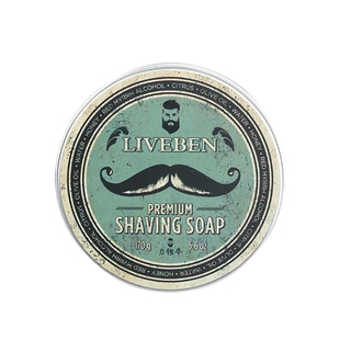 力物本男士剃须皂修面手动剃须泡沫刮胡子肥皂剃须刷套装碗剃须膏