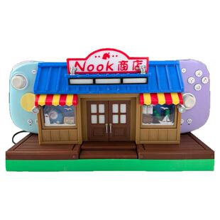 switch oled底座支架动森保护壳NS动物之森周边nook商店改装