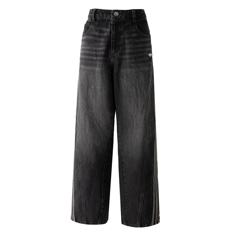 Adidas阿迪达斯三叶草女2026春新款ADI DENIM W运动牛仔裤JX6865