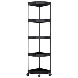 小推车卫生间置物架浴室落地收纳架子储物架卧室移动角架多层床头