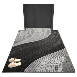 现代简约进门可裁剪地垫耐脏耐蹭入户门脚垫高级感大门地毯玄关垫