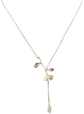 超仙春夏季新款白玫瑰项链