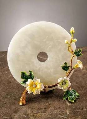 乔迁新居礼品平安扣摆件酒柜玄关搬新家装饰品礼物客厅家庭电视柜