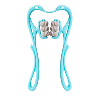 颈椎按摩器多功能手动夹脖子颈部滚轮颈夹器肩颈腰背疏通仪劲神器