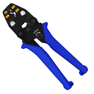 司特力多功能压线钳AK2MA冷压端子电工快速棘轮式铜鼻子夹线钳子