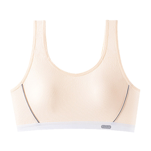 少女内衣初中学生高中生运动防震承托文胸女童大童发育期小背心薄