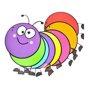 毛毛虫可擦写空白卡片单词卡连词成句识字游戏英语教学教具幼儿园