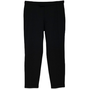 TB裤子男士潮流九分裤男女款休闲裤修身小脚长裤西裤泡泡纱9分裤