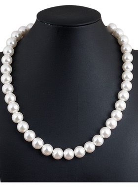 珍珠项链女送妈妈玻璃仿珍珠