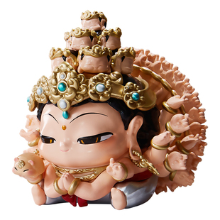 福福贴贴 98元抽盒机十二生肖系列盲盒慧根敦煌菩萨盲盒礼物摆件