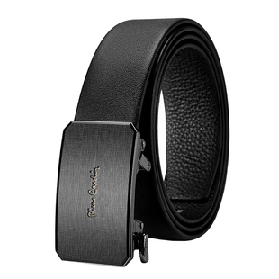 皮尔卡丹内扣式皮带男士真皮正品商务裤带纯牛皮高档男款腰带新款