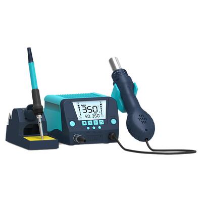 白光bk881/602S数显二合一热风枪焊台650W可调温恒温电烙铁带休眠