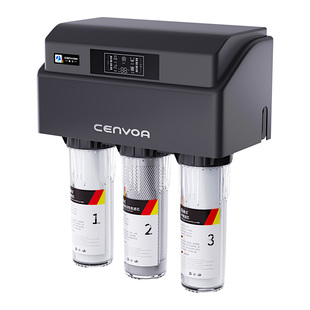 勤沃DIY反渗透净水器杜邦陶氏ro膜五级家用直饮机厨房过滤器