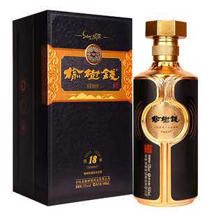 榆树钱酒传承18浓香型52度吉林特产白酒纯粮食东北酒礼盒装送礼酒