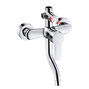 全铜淋浴水龙头冷热混水阀浴室洗澡淋雨混合开关阀淋浴器花洒套装