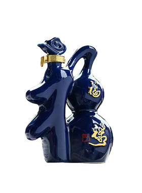 陶瓷密封酒葫芦陶瓷空酒瓶复古