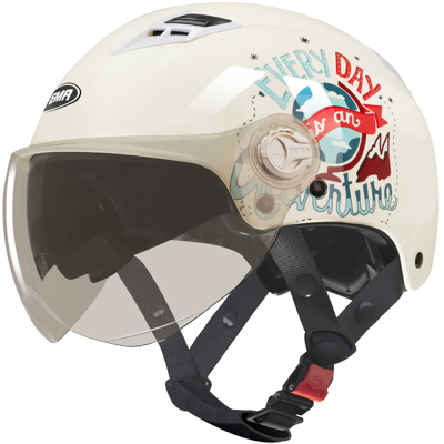 野马3C认证电动摩托车头盔冬季男女士防晒四季通用电瓶车安全帽