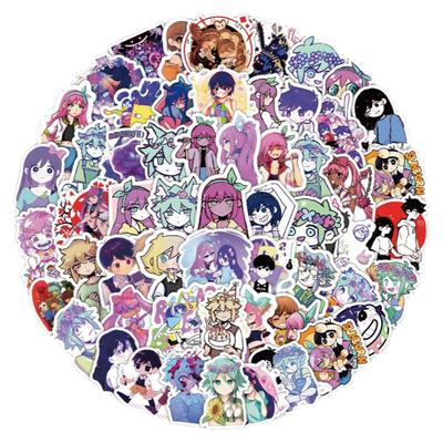 omori贴纸游戏卡通人物创意涂鸦