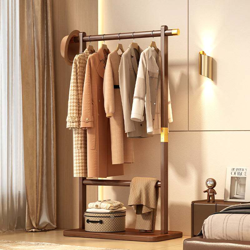 衣帽架家用卧室挂衣架简约多功能耐用结实挂包架衣架落地简易家用