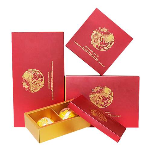 2025年冰皮月饼包装盒子高档手提2468粒装蛋黄酥月饼盒定制logo