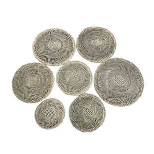 圆形蒸笼垫蒸笼草垫子饺子垫小笼包子垫馒头垫子笼屉垫子蒸笼草垫