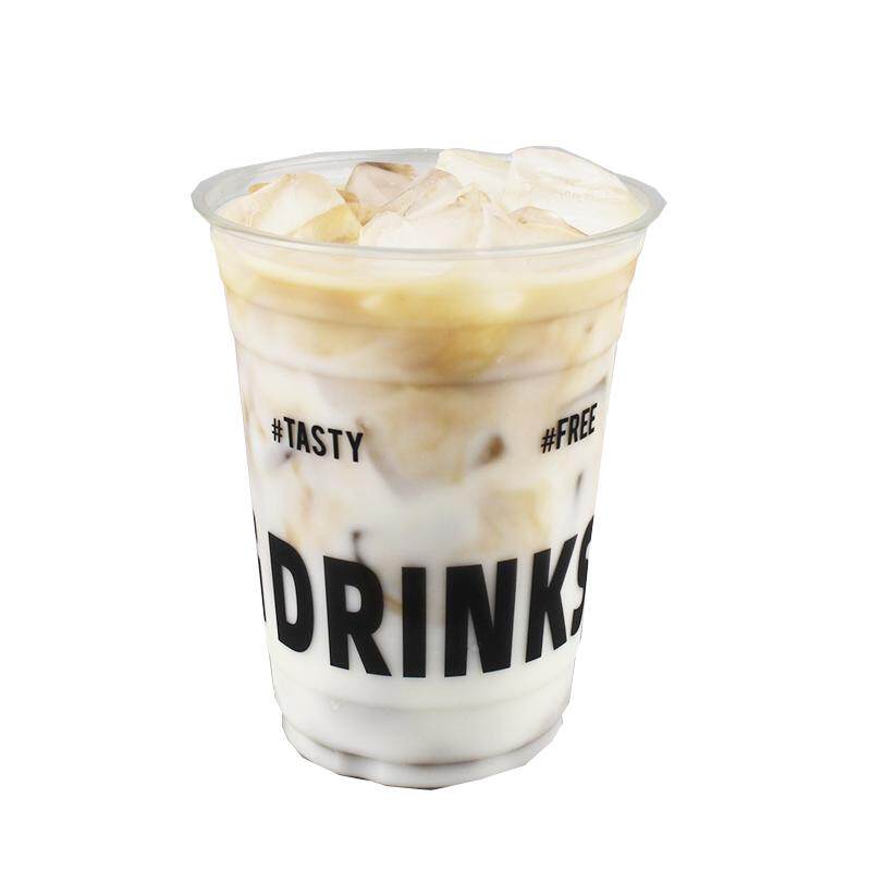 98口径奶茶杯pet冷饮咖啡杯500ml