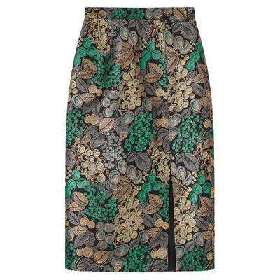 lkbennett英国复古印花半身裙女