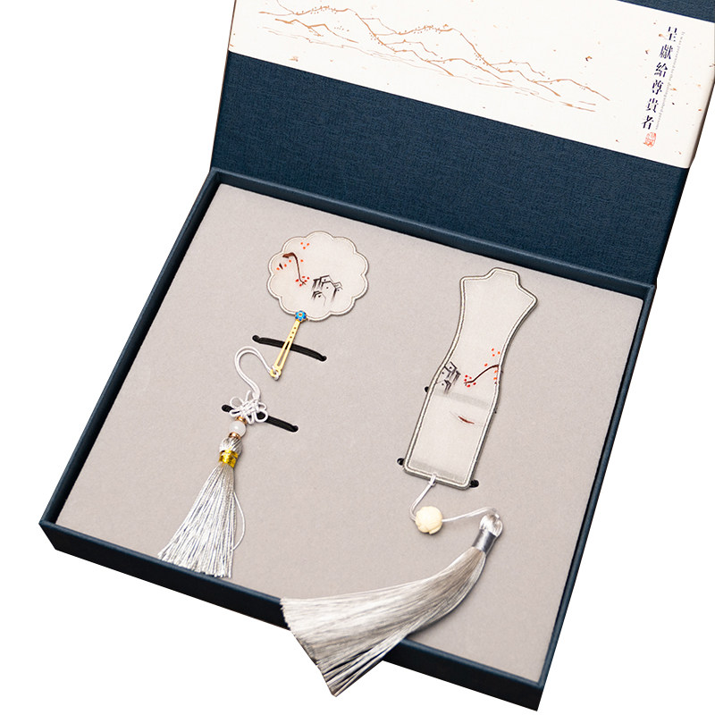手工双面绣刺绣书签绣美特色礼品