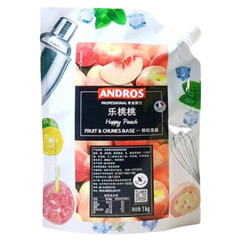 安德鲁乐桃桃草莓果酱奶茶店专用