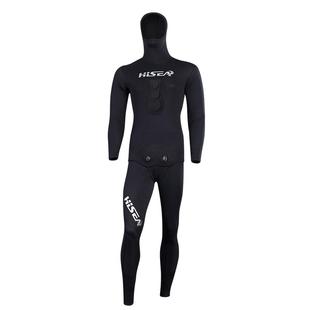 HISEA渔猎潜水服男士防寒保暖35710mm加厚分体专业打鱼浮潜湿衣