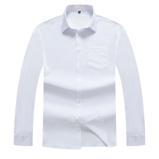 大码白衬衫男士300斤胖子肥佬短袖衬衣加肥加大商务特大宽休闲潮