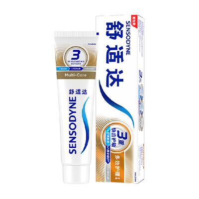 舒适达抗敏感牙膏含氟成人多效