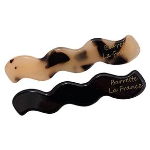 2个复古简约几何醋酸发夹女侧边碎发刘海夹子2025新款小发卡前额