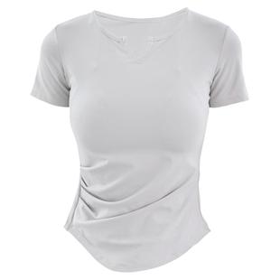 跑步运动套装女晨跑服时尚夏季户外打羽毛球宽松显瘦健身瑜伽短袖