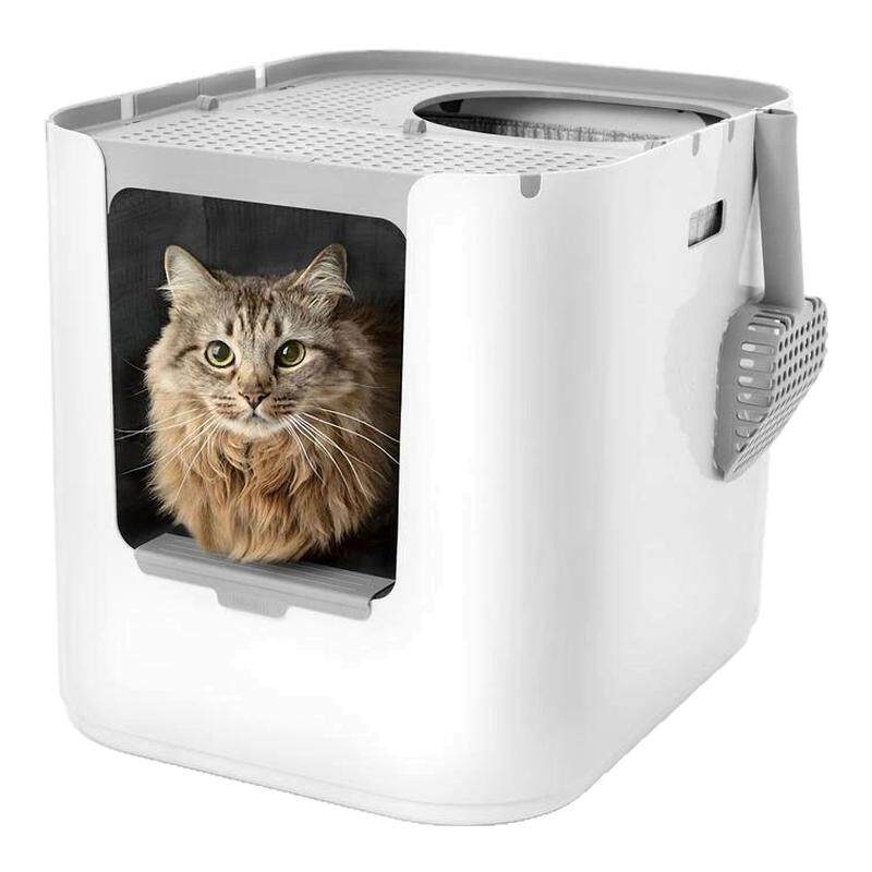 现货 美国MODKAT新款猫厕所 XL号猫砂盆 高品质猫沙盆 低调的时尚