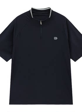 ACTUP机能风立领速干POLO衫男