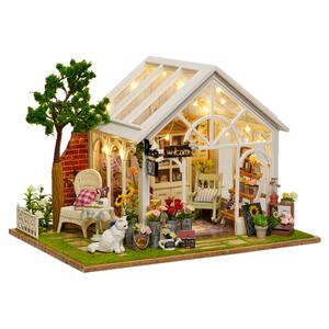 若来微缩模型屋积木玩具七夕节