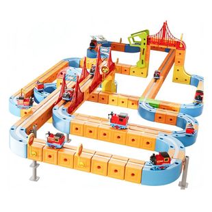 2026新款磁力轨道车玩具积木魔幻百变儿童女男孩益智生日礼物拼装