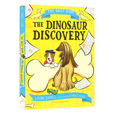 The Daily Bark The Dinosaur Discovery 每日犬吠 恐龙大发现 英文桥梁书章节书 6-9岁 温馨幽默课外读物 英文原版进口图书