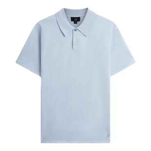 【季末特惠】dunhill登喜路男士棉麻短袖polo春夏