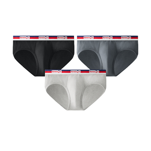 3件|蕉内银皮301S男士三角内裤纯棉透气裆青少年抗菌大码三角短裤