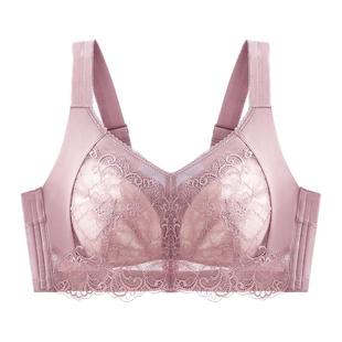 唯一俏韩少文内衣大公主桑蚕丝抑菌无钢圈列维斯蕾丝大胸显小文胸