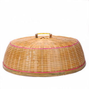 竹编菜罩防蝇罩食物罩 防尘竹盖竹罩 竹制品餐桌罩水果罩 竹编罩